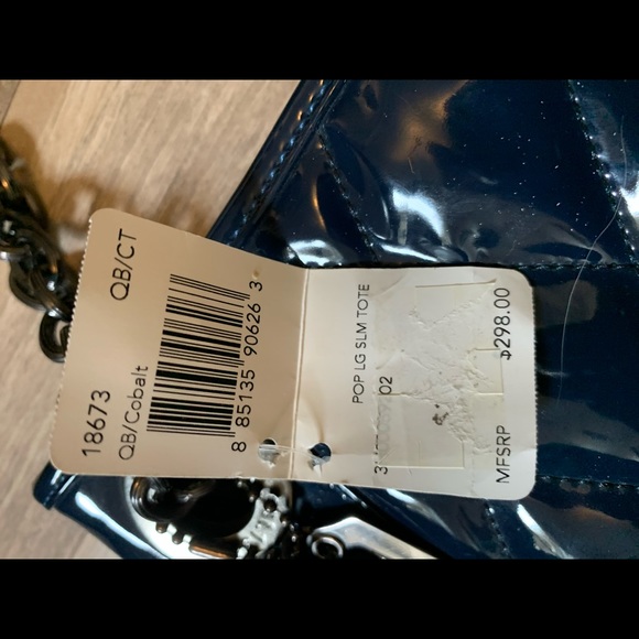 🆕 Coach | Cobalt Liquid Gloss Tote - Picture 12 of 14